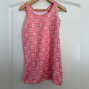 Vineyard Vines Coral Printed Sleeveless Shift Dress for Toddler Girls Size 3T